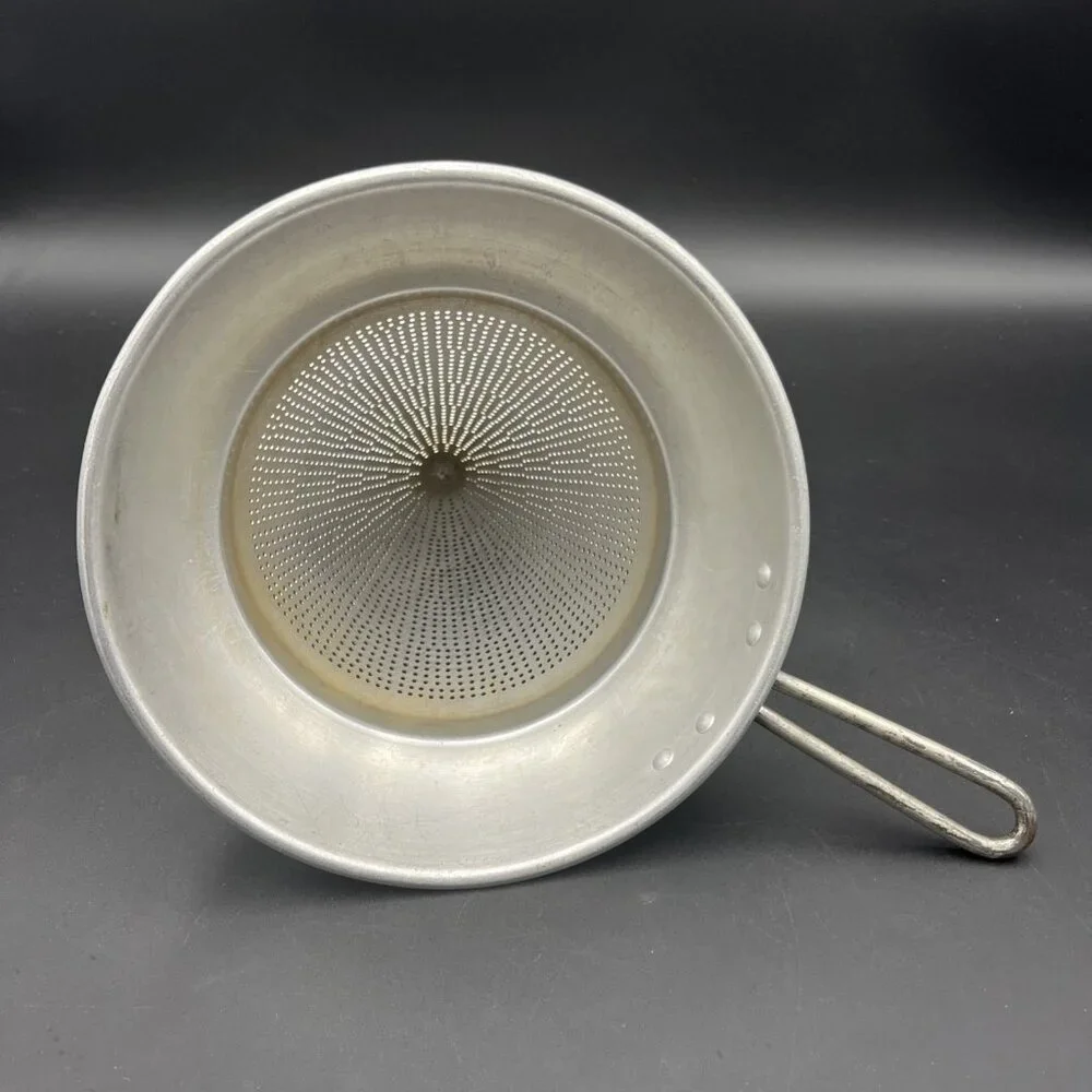 Vintage Wear-Ever No. 8 Aluminum Strainer Colander Canning Sieve Ricer USA